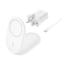 Belkin WIB007VFWH Cargador Inalámbrico para Auriculares y Smartphone, Carga Rápida USB C, Blanco