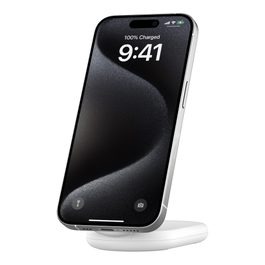 Belkin WIB007VFWH Cargador Inalámbrico para Auriculares y Smartphone, Carga Rápida USB C, Blanco