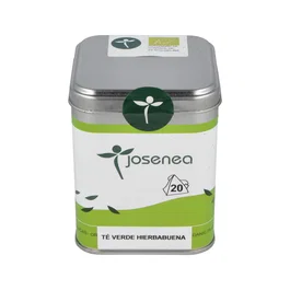 JOSENEA Té verde con hierbabuena lata 20 sobres