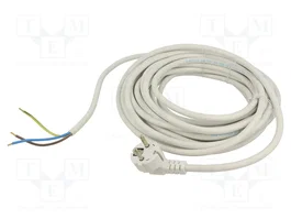 JONEX Cable de alimentación H05VV-F 3x1,5mm2 10m