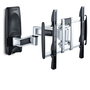 StarTech.com Soporte VESA de Pared Articulado y Retráctil para TV Plano/Curvo de hasta 65 Pulgadas y 45 kg, 400x400 mm, Negro/Plata