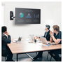 StarTech.com Soporte VESA de Pared Articulado y Retráctil para TV Plano/Curvo de hasta 65 Pulgadas y 45 kg, 400x400 mm, Negro/Plata