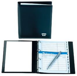 Listin Telefonico 4 Anillas Iberplas 4º 16Mm A-Z 12 Pestañas Y Recambio Niger Horizontal Marron