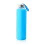 Bewinner Botella de Agua de Vidrio y Silicona, 600 ml, 7.2x7.2x24.5 cm (24 Unidades)
