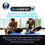 Bewinner Botella de Agua de Vidrio y Silicona, 600 ml, 7.2x7.2x24.5 cm (24 Unidades)