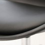 Home Deco Factory Silla con Ruedas Kiruna Negra