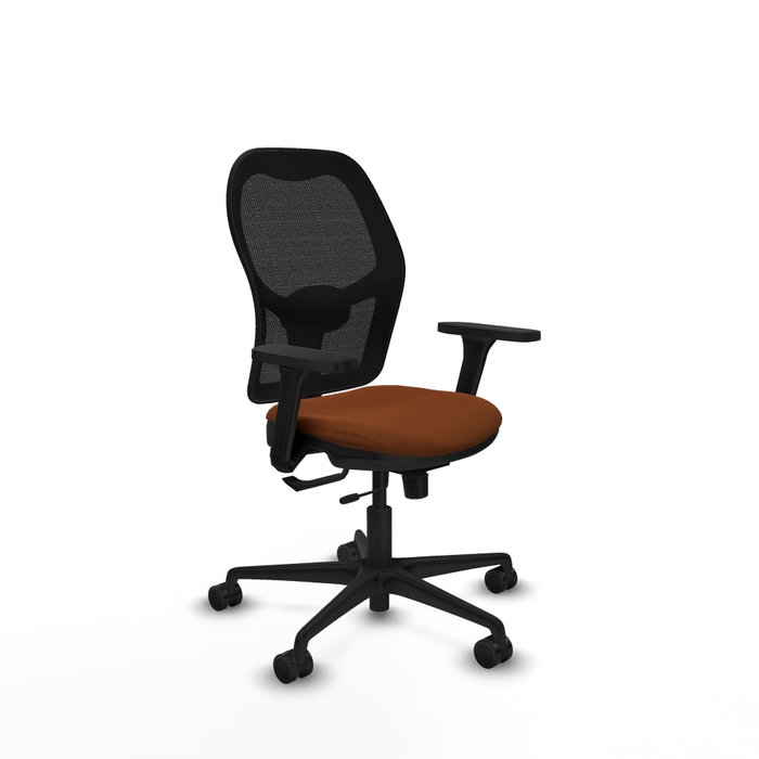 PIQUERAS Y CRESPO Silla de oficina Jorquera Marrón y Negro PIQUERAS Y CRESPO Silla de oficina Jorquera Marrón y Negro