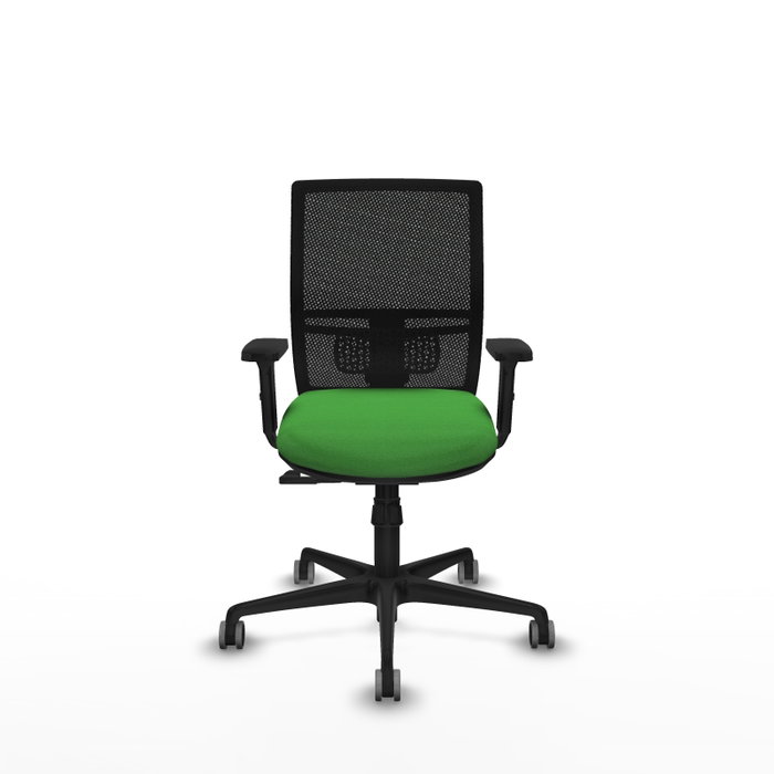 PIQUERAS Y CRESPO Silla de oficina Yunquera con mecanismo Sincro Verde y Negro PIQUERAS Y CRESPO Silla de oficina Yunquera con mecanismo Sincro Verde y Negro