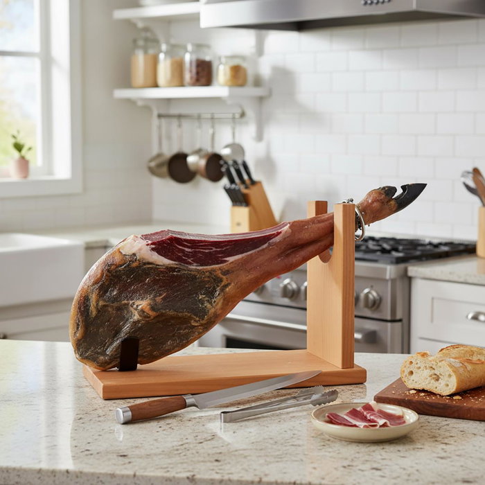Quid Jamonero Madera Banco 35x14x22,5 cm (16 Unidades)