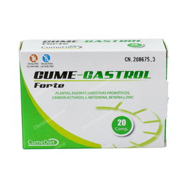 CUMEDIET Cume-Gastrol Forte 20Comp. Complemento Digestivo Probióticos Plantas