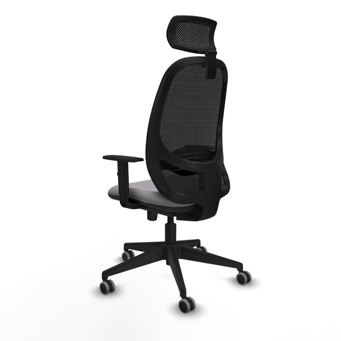 PIQUERAS Y CRESPO Silla de oficina Cilanco con mecanismo Sincro, Gris y Negro PIQUERAS Y CRESPO Silla de oficina Cilanco con mecanismo Sincro, Gris y Negro