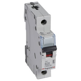 Legrand 403358 TX3 Interruptor Magnetotérmico 20A 1 Polo 6kA