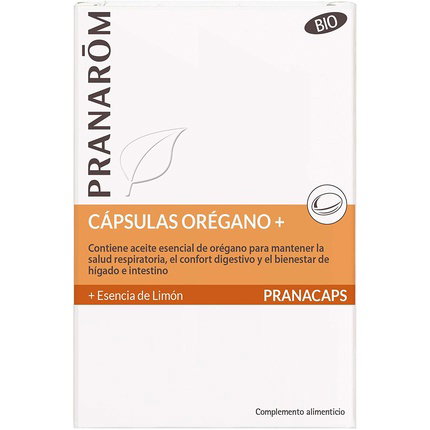 PRANAROM Orégano Bio 30 Cápsulas