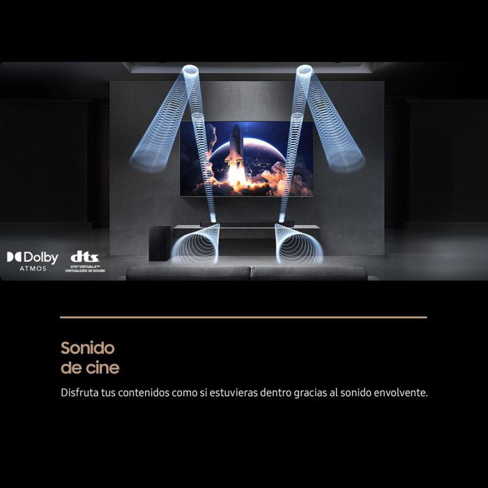 Samsung HW-Q600F/EN Barra de Sonido Q-Series 3.1.2 Canales Inalámbrica Bluetooth Titan Black