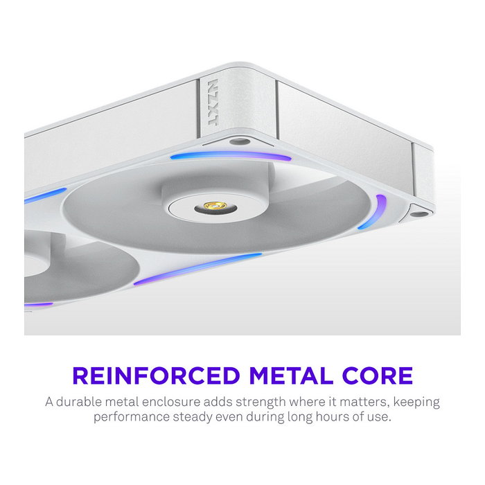 NZXT F280X RGB Single-Frame Blanco