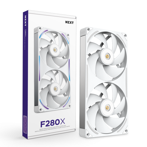 NZXT F280X RF-U28PN-W1 Ventilador RGB 14 cm Blanco