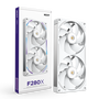 NZXT F280X RF-U28PN-W1 Ventilador RGB 14 cm Blanco