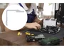 Maul Lámpara de escritorio LED con pinza, cabezal ajustable y regulación de intensidad, Blanco