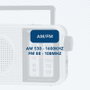 DAEWOO Radio Portátil DW1125 Gris Metalizado
