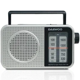 DAEWOO Radio Portátil DW1125 Gris Metalizado