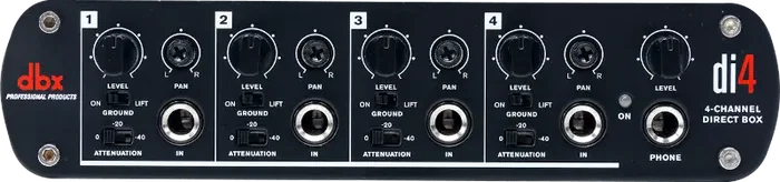 DBX DI4 Caja DI de 4 Canales