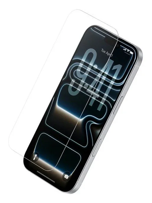 Belkin OVA238HQ Protector de Pantalla InvisiGlass Cristal Templado 9H Resistente Anti-Huellas para iPhone 17 Pro, Kit con Bandeja de Alineación, 1 ud