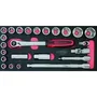 Ks Tools Módulo de dados y accesorios Ultimate 1/2 - 24 piezas