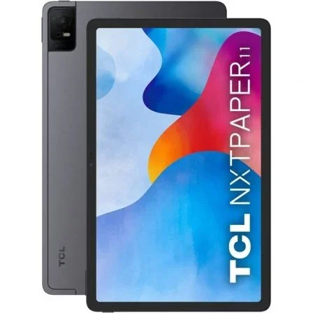 TCL Tablet NXTPAPER 11" - 10.95" Pantalla 2K con tecnología NXTPAPER 2.0, 4GB RAM + 128GB, Android 13, Color Gris, Modelo 9466X4-2CLCWE11-3
