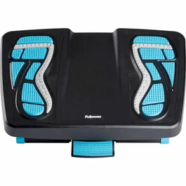Fellowes Energizer Reposapiés con 3 Ajustes de Altura y Efecto Masaje, Negro