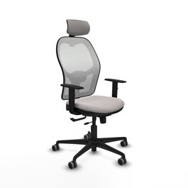 PIQUERAS Y CRESPO Silla de oficina Jorquera Blanco Similpiel