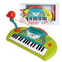 Tachan Piano Teclado LM7710 con Karaoke y Grabación para Niños de +2 Años, 32 Teclas, Luces, 8 Instrumentos y Ritmos