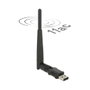 DeLOCK 12462 Adaptador de red USB 2.0 Dualband con antena externa