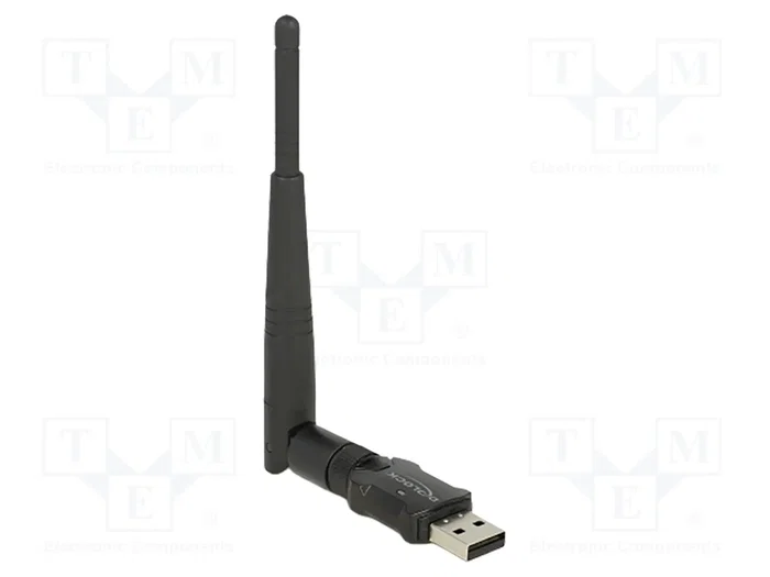 DeLOCK 12462 Adaptador de red USB 2.0 Dualband con antena externa
