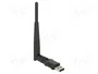 DeLOCK 12462 Adaptador de red USB 2.0 Dualband con antena externa