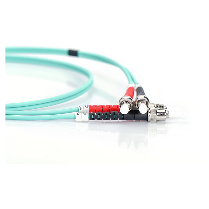 Digitus Cable de fibra óptica Multimodo OM3 ST a ST 3 m