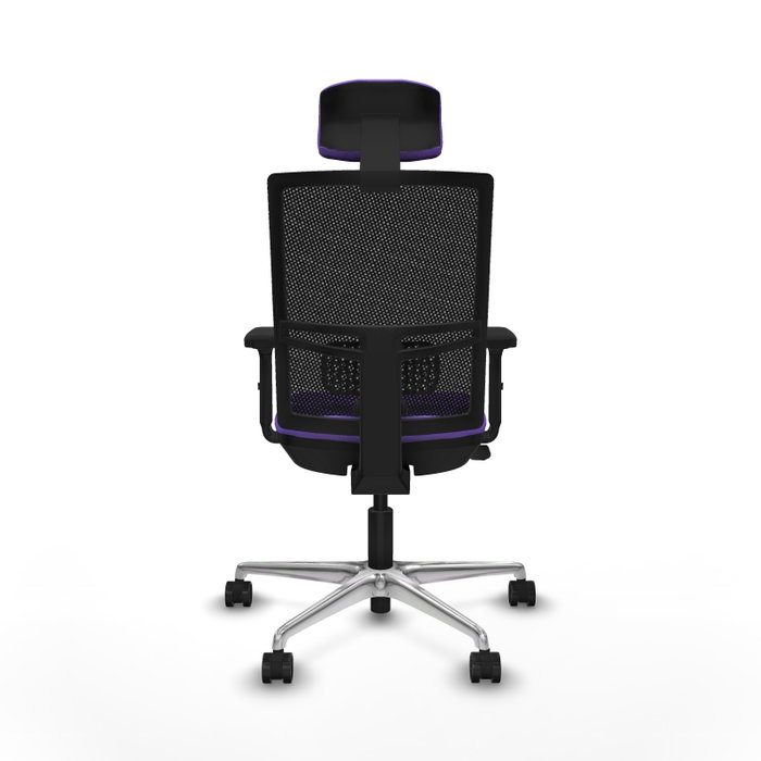 PIQUERAS Y CRESPO Silla de oficina Yunquera con mecanismo Sincro/Traslack, Lila y Negro PIQUERAS Y CRESPO Silla de oficina Yunquera con mecanismo Sincro/Traslack, Lila y Negro