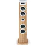 Thomson sound tower 60w cd usb sd radio aux mando wood/white ds121cd