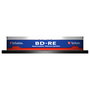 Verbatim - Blu-ray 25GB BD-RE 10 unidades, Capa Simple, Grabación 2x, Disco Regrabable para Datos