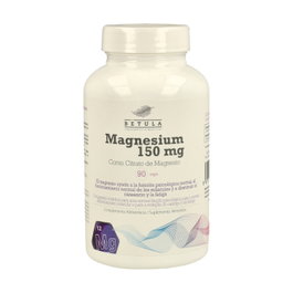 Betula Magnesium 150 mg Citrato de Magnesio 90 Cápsulas Complemento Alimenticio