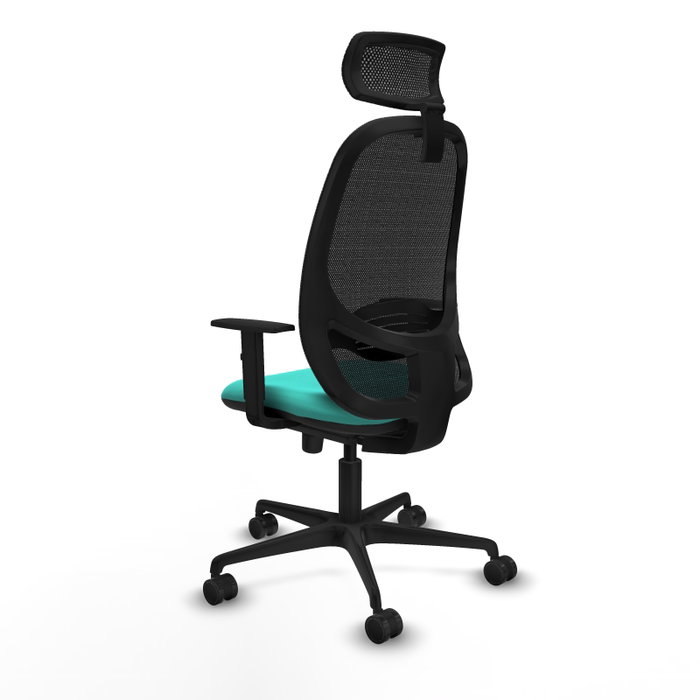 PIQUERAS Y CRESPO Silla de oficina Cilanco Turquesa y Negro PIQUERAS Y CRESPO Silla de oficina Cilanco Turquesa y Negro
