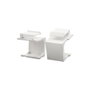 LogiLink Keystone Blindabdeckung Blank Insert, 10 unidades, blanco