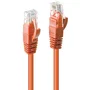 Lindy Cable de red Cat.6 U/UTP de 0,5 m, Naranja