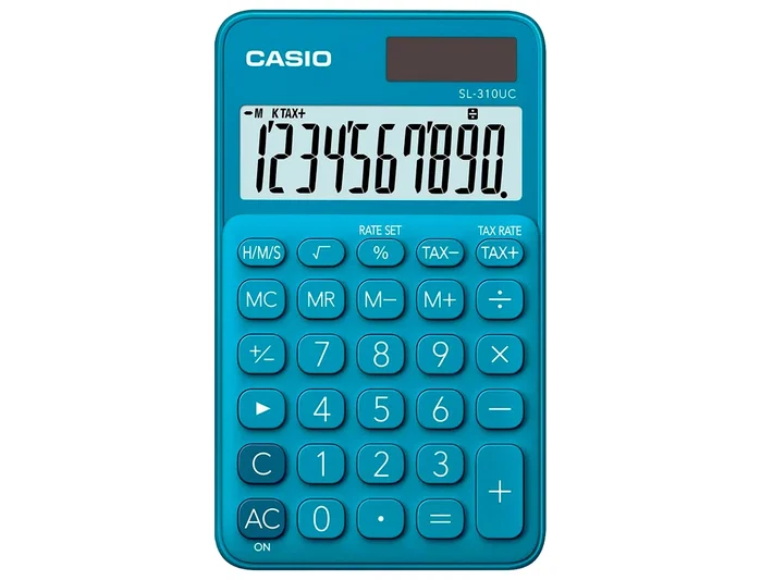 Casio SL-310UC-PK Calculadora de Oficina 10 Dígitos Rosa Claro
