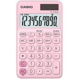 Casio SL-310UC-PK Calculadora de Oficina 10 Dígitos Rosa Claro