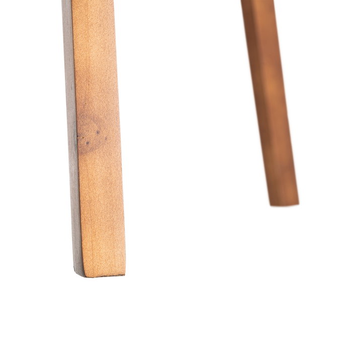 Lámpara Suelo Marrón Tejido-Madera 50 X 50 X 151 cm