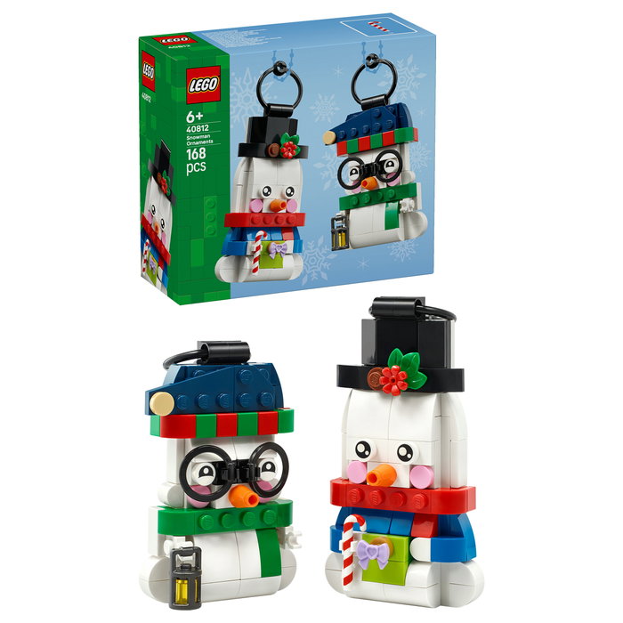 LEGO Adornos de Muñecos de Nieve 40812