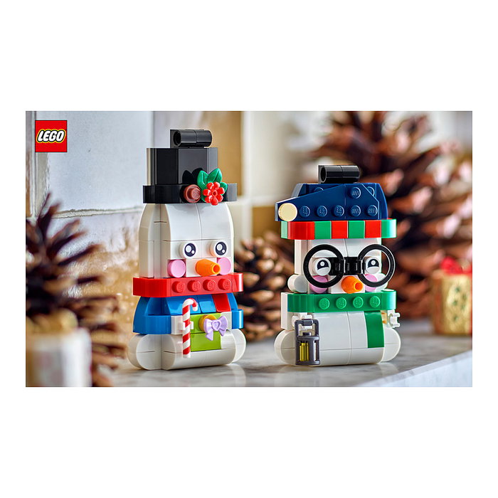 LEGO Adornos de Muñecos de Nieve 40812