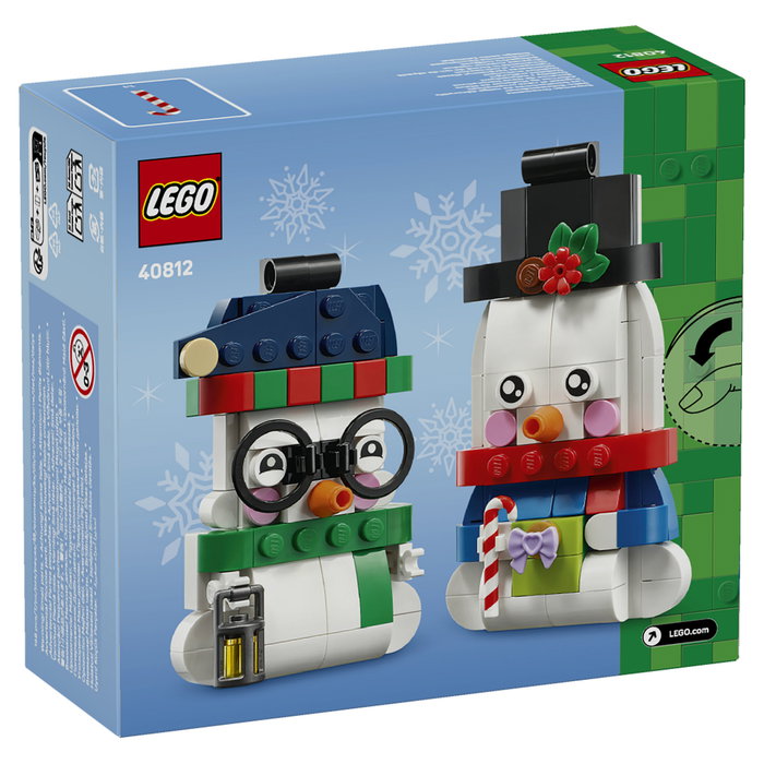 LEGO Adornos de Muñecos de Nieve 40812