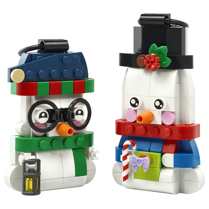 LEGO Adornos de Muñecos de Nieve 40812