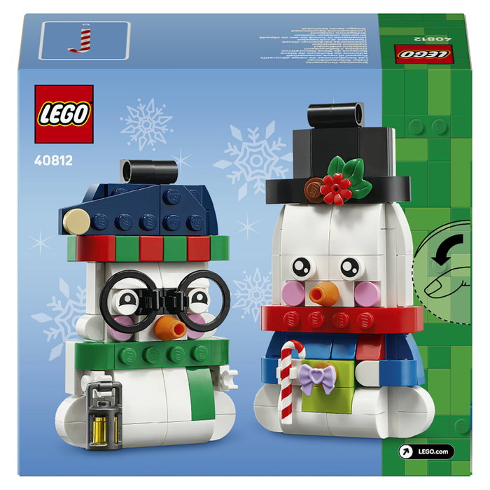 LEGO Adornos de Muñecos de Nieve 40812